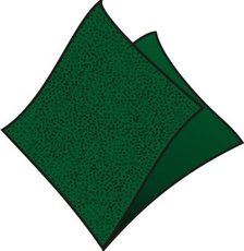 Ubrousky 33x33cm, tmav zelen, (100ks/12bl) 1vrst, GASTRO  70506
