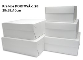 Krabice DORTOV DVB 28x28x10 (50ks/bl) .28  900.28 pouze cel balen