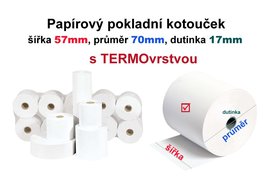 Kotouky TERMO, 57/70/17mm, 58m, 1ks/10/80