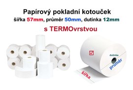 Kotouky TERMO, 57/50/12mm, 30m, 1ks/10/160
