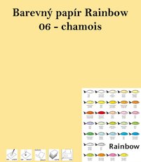 Papr RAINBOW A4/160g/250, 06 - chamois,bov