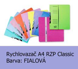 Rychlovaza RZP A4, Classic HIT, Fialov 240g,1ks/50, zvsn s potiskem - plen, 105.06