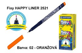 Fixy HAPPY LINER 2521/1 KK, 0,3mm, 02-oranov doprodej