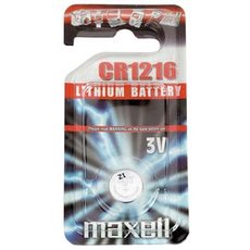 Baterie lithiov, knoflkov, CR1216, 3V, Maxell, blistr, 1-pack