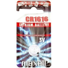 Baterie lithiov, knoflkov, CR1616, 3V, Maxell, blistr, 1-pack