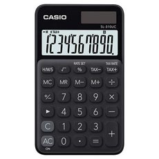 Casio Kalkulaka SL 310 UC BK, ern, desetimstn, duln napjen