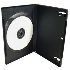 Box na 1 ks DVD, ern, 14mm, 100-pack, cena za 1 ks