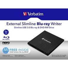 Verbatim extern Blu-Ray vypalovaka, 43890, technologie MDISC (tm)