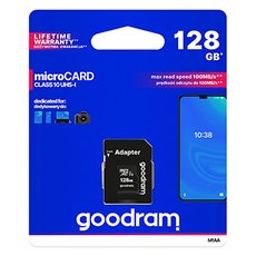 Goodram pamov karta Micro Secure Digital Card, 128GB, micro SDXC, M1AA-1280R12, UHS-I U1 (Class 1