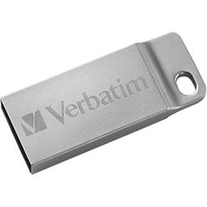 Verbatim USB flash disk, USB 2.0, 16GB, Metal Executive, Store N Go, stbrn, 98748, USB A, s poutk