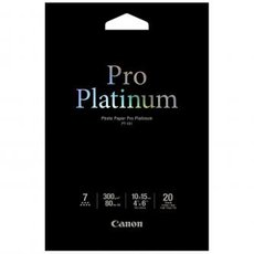 Canon Photo Paper Pro Platinum, PT-101, foto papr, leskl, 2768B013, bl, 10x15cm, 4x6&quot;, 300