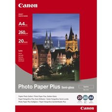 Canon Photo Paper Plus Semi-Glossy, SG-201, foto papr, pololeskl, satnov typ 1686B018, bl, 20x