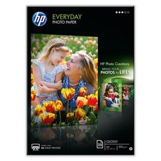 HP Everyday Glossy Photo Paper, Q5451A, foto papr, leskl, bl, A4, 200 g/m2, 25 ks, inkoustov
