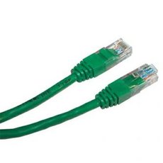 Sov LAN kabel UTP patchcord, Cat.5e, RJ45 samec - RJ45 samec, 3 m, nestnn, zelen, economy