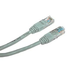 Sov LAN kabel UTP patchcord, Cat.5e, RJ45 samec - RJ45 samec, 7 m, nestnn, ed, Logo