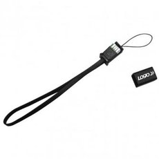 Logo USB kabel (2.0), USB A samec - microUSB samec, 0.3m, ern, poutko na fotoapart/MP3 pehrva