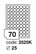 Etikety RAYFILM,A4/100lst(70) O koleka 25mm,bl matn inkjet/laser/copy R0100.2525KA1