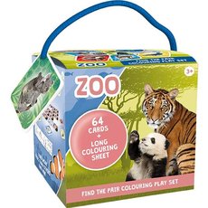 Pexeso na cesty s omalovnkami Zoo    3806-9