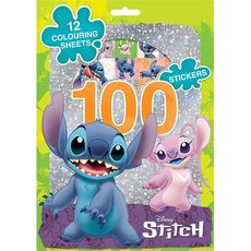Samolepkov kniha 100 samolepek s omalovnkovmi listy Lilo &amp; Stitch     2651-3L