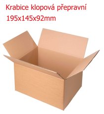 Krabice klopov 195x145x 92 hnd (pepravn)