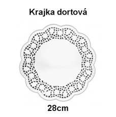 Krajky dortov prmr 28cm  905.28 pouze cel balen