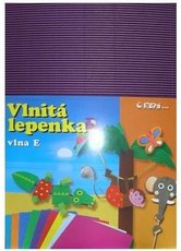 Lepenka E-Welle 260g 34,5x24,5cm/10list rovn violet 402667