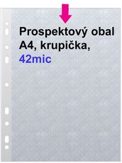 Obal prospektov A4/EURO 42my, krupika, 1ks/100 PH 002    No.5816103