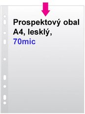 Obal prospektov A4/EURO 70my, ir, 1ks/100 E80