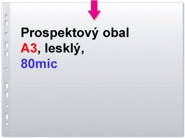 Obal prospektov A3/EURO 80my,  1ks/50 PH 401         10329472