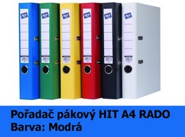 Poada pkov HIT A4, KV5R PP Plus, modr, RADO, 5cm, 356.01