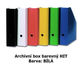 Box archivan barevn HIT, bl, seznut, 32,5x25,5x7,5cm, 216.02