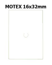 Etikety cenov 16x23mm/54kot (870et) Motex bl obdlnkov