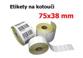 Etikety na kotoui 75x38mm bl, 3000et OTK