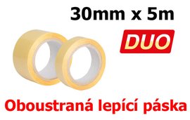 Pska lepc oboustrann DUO KORES, 30mm/5m