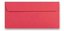 Oblka potovn DL 110x220mm 20ks, erven, samolepc /1330/1055850