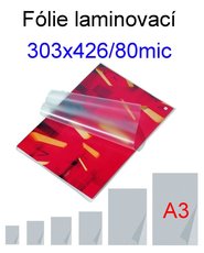 Laminovac flie Standard A3/ 80mic. 100ks 303x426