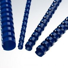 Hbet kroukov plastov pro vazbu, modr, 14mm pro 100list, 1ks/100, prodej po kusech