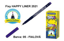 Fixy HAPPY LINER 2521/1 KK, 0,3mm, 05-fialov doprodej