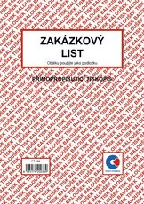 Zakzkov list A5 propisujc PT180