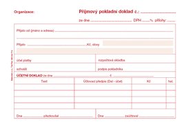 Pjmov pokladn doklad A6 pro podvojn etnictv, ekologick ET030