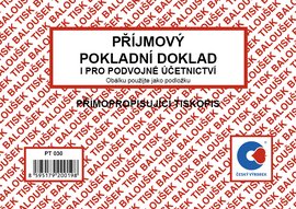 Pjmov pokladn doklad A6 pro podvojn etnictv, propisujc PT030