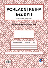 Pokladn kniha bez DPH A4, propisujc PT238