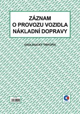 Zznam o provozu vozidla nkladn dopravy A4 stazka, ekologick ET210