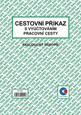 Cestovn pkaz s vytovnm A5, ekologick ET230