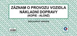 Zznam o provozu nkladn dopravy 2/3 A4 alon, ekologick  ET220