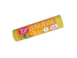 Pytle odpadn 240l 100x130cm EXTRA pevn  lut      10ks/role