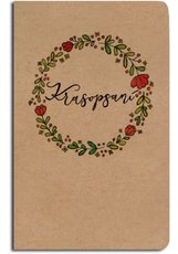 Notes tekovan Krasopsan - A5, kraft,   BU091-1