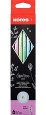 Tuka s gumou KORES GRAFITOS Metallic - HB   92810