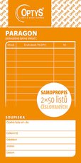 Obchodn paragon, samopropisovac slovan, 2 x 50 list OP1089