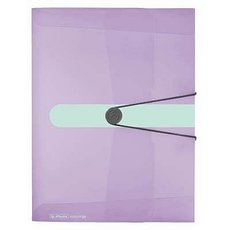 Box na spisy  HERLITZ A4/4 cm, fialov - transparentn      11408994